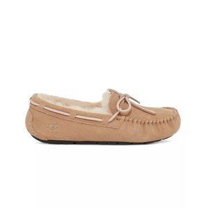 UGG Dakota Faux Shearling-Lined Suede Slippers